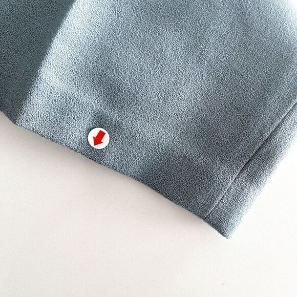 Jones New York Wool Trousers Pleated Pale Blue Lined Women's 16 Pants - Picture 12 of 13